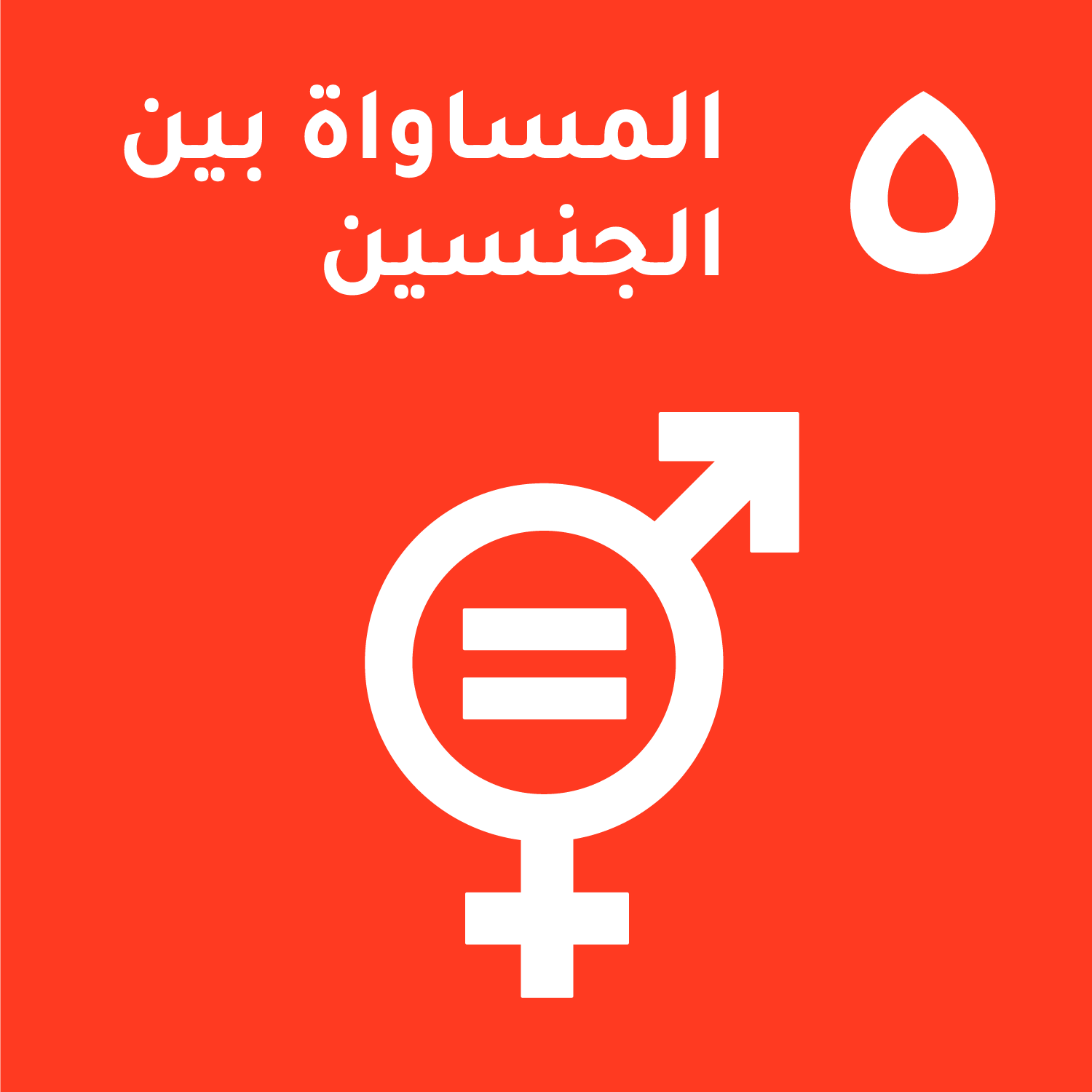 Goal 5 logo: Gender equality 