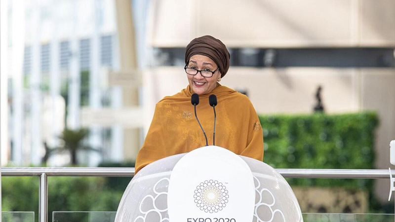 أمينة محمد في إكسبو 2020 دبي