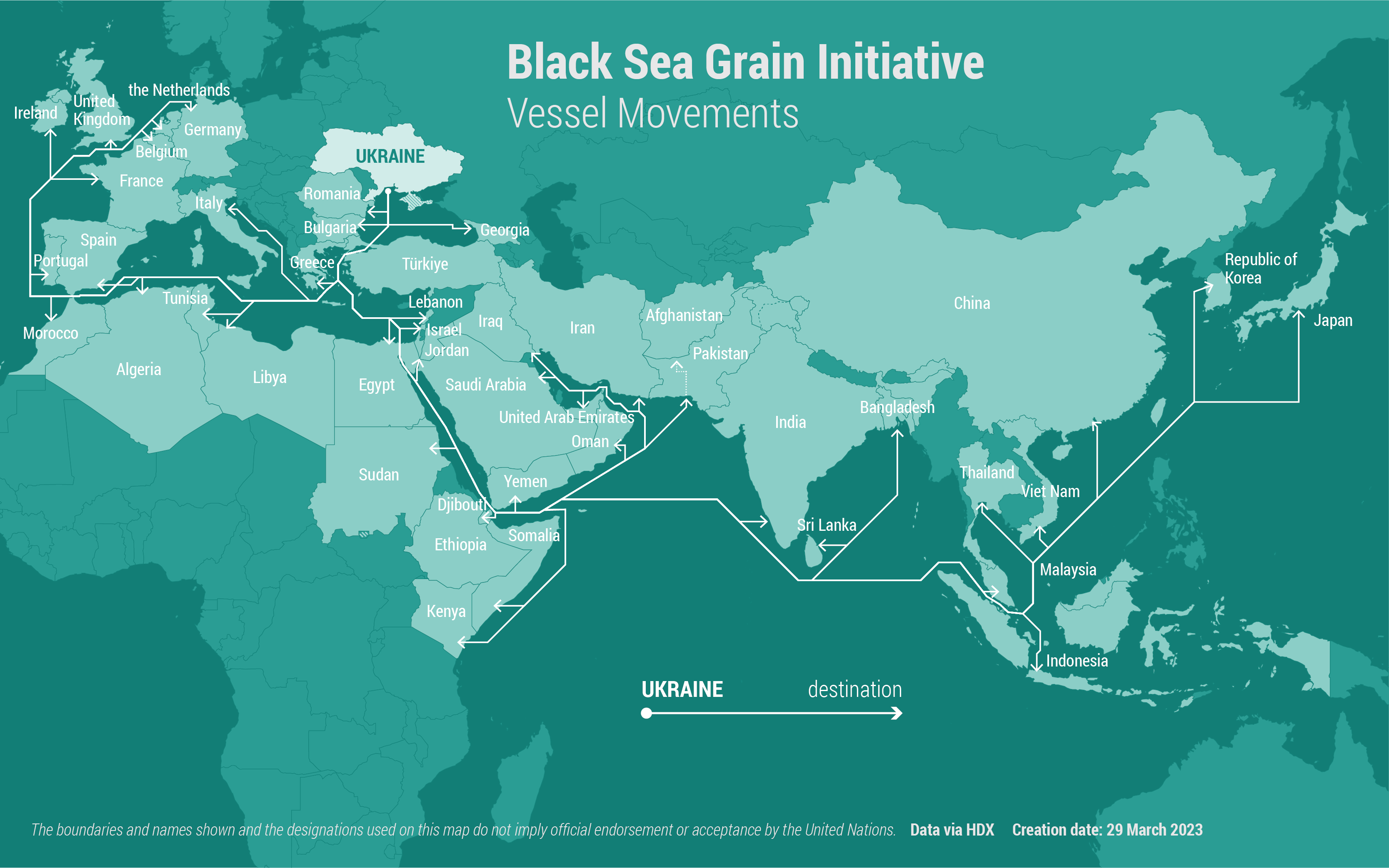 Black Sea Grain Initiative | Vessel Movements | United Nations