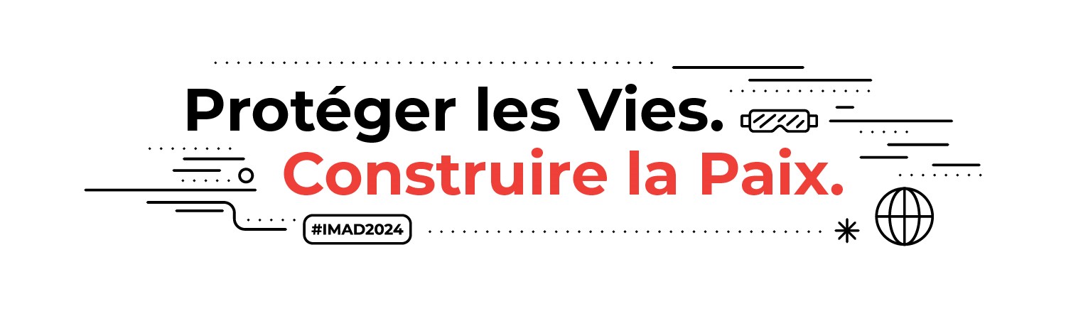 Slogan de la campagne 2024 : Protéger les vies. Construire la paix