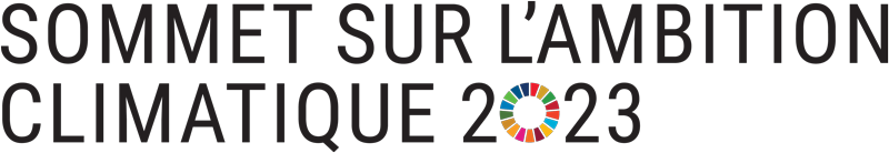 logo du sommet sur l'ambition climatique 2023