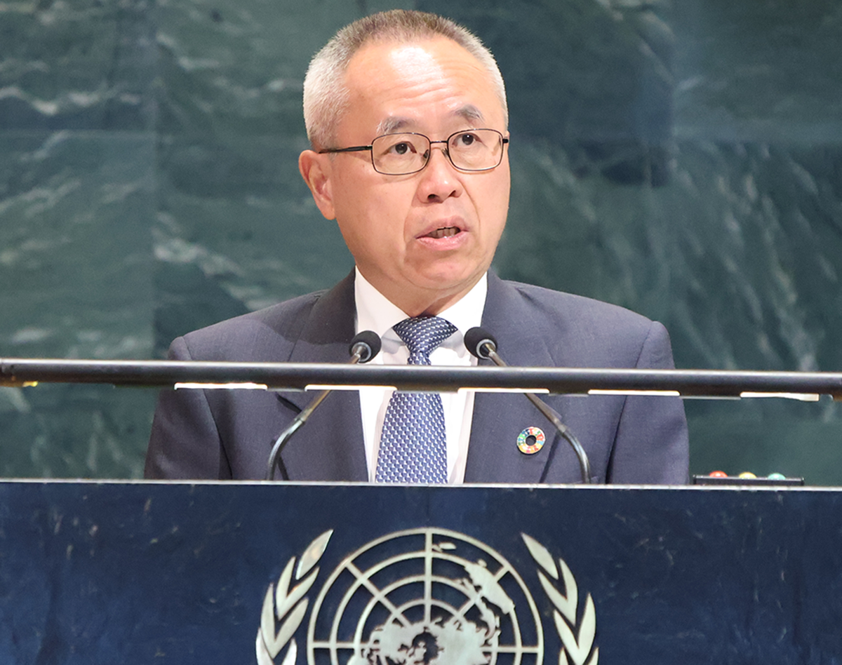 Li Junhua, Under-Secretary-General for Economic and Social Affairs