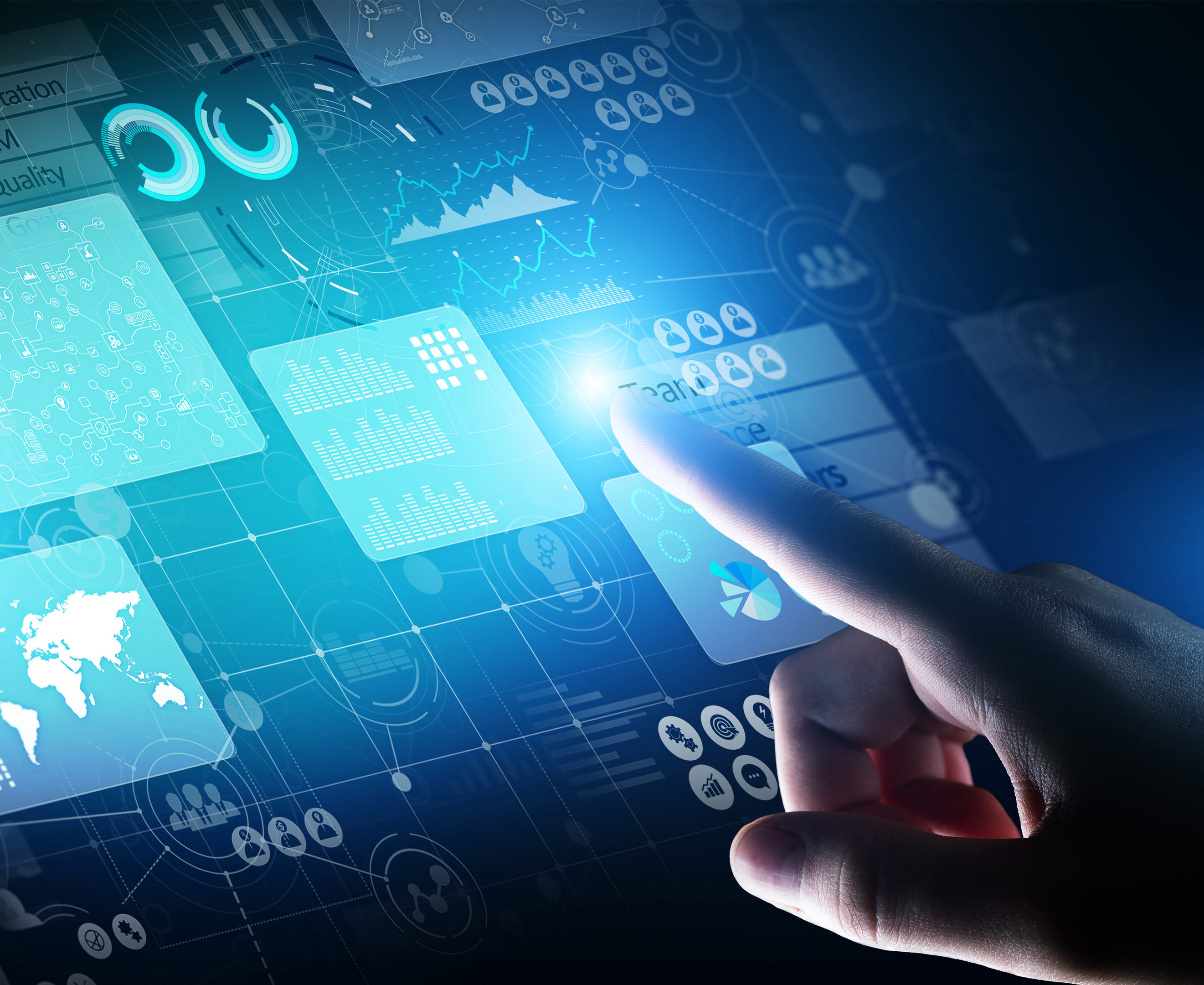 Illustration of data dashboard