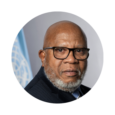 Headshot of Dennis Francis, President of the 78th Session of the United Nations General Assembly
