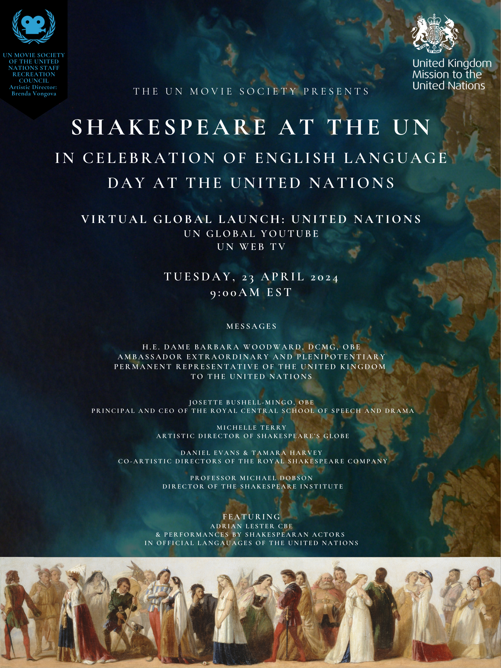 Shakespeare at the UN poster