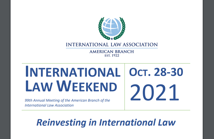 2021 International Law Weekend United Nations