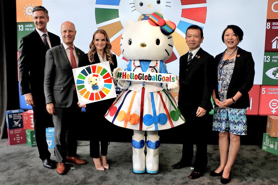 Hello Kitty Helloglobalgoals Launch United Nations