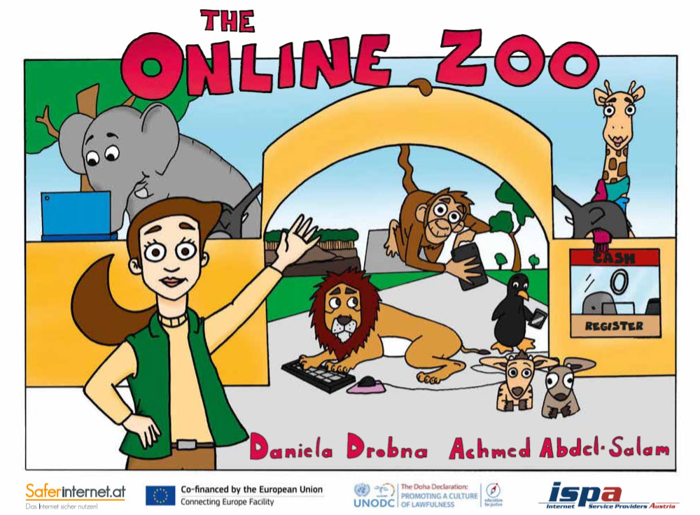 illustrated zoo poster