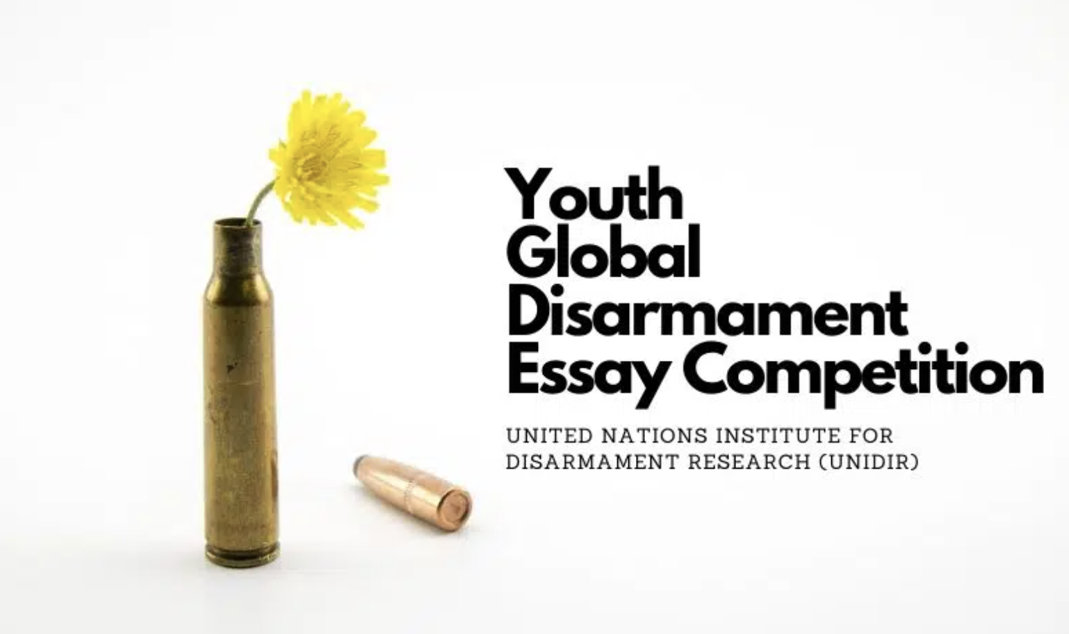 unidir global disarmament essay competition