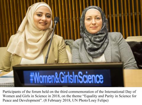 Women and Girls in Science 2018