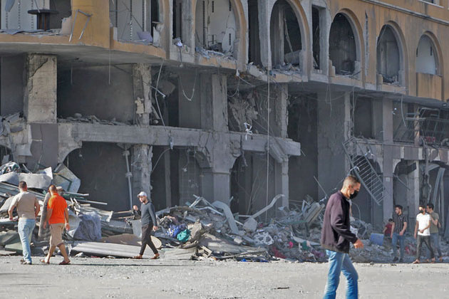 destruction in Gaza