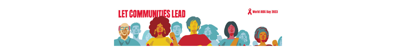UNAIDS "Let Communities Lead" image for World AIDS Day campaign