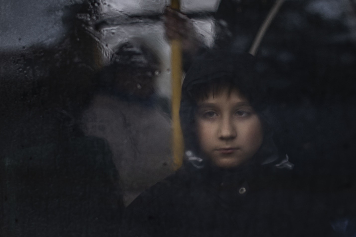 Ukraine children and winter Ukraine children and winter