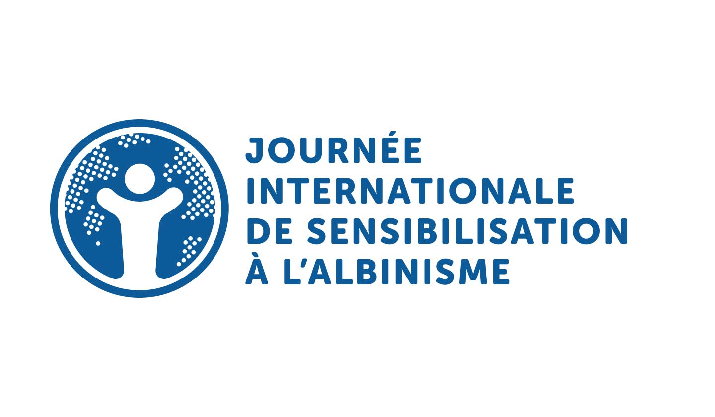 Logo de la Journée internationale de la sensibilisation à l'albinisme