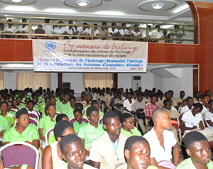 Student briefing in Togo (UNIC Lomé) 