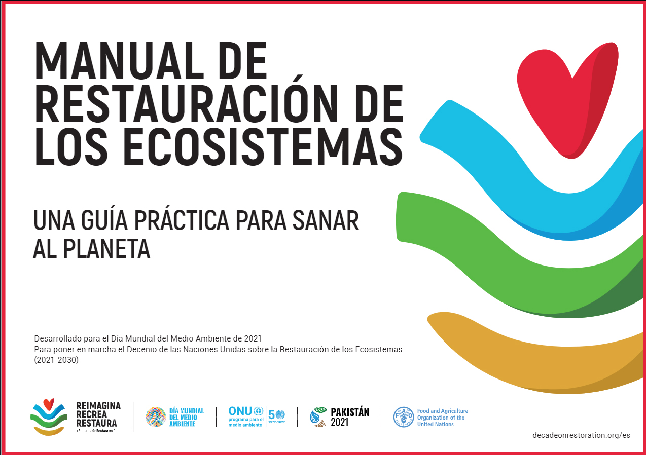 Portada del Manual sobre Restauración de Ecosistemas