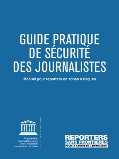 Image de couverture du Guide pratique de sécurité des journalistes