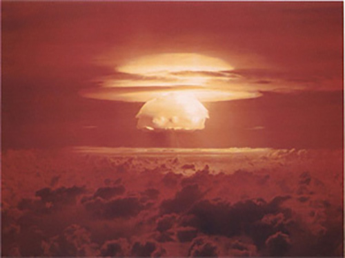 The Castle Bravo test created the worst radiological disaster in the United States' testing history. Bikini Atoll, Marshall Islands, 1 March 1954. Photo: CTBTO