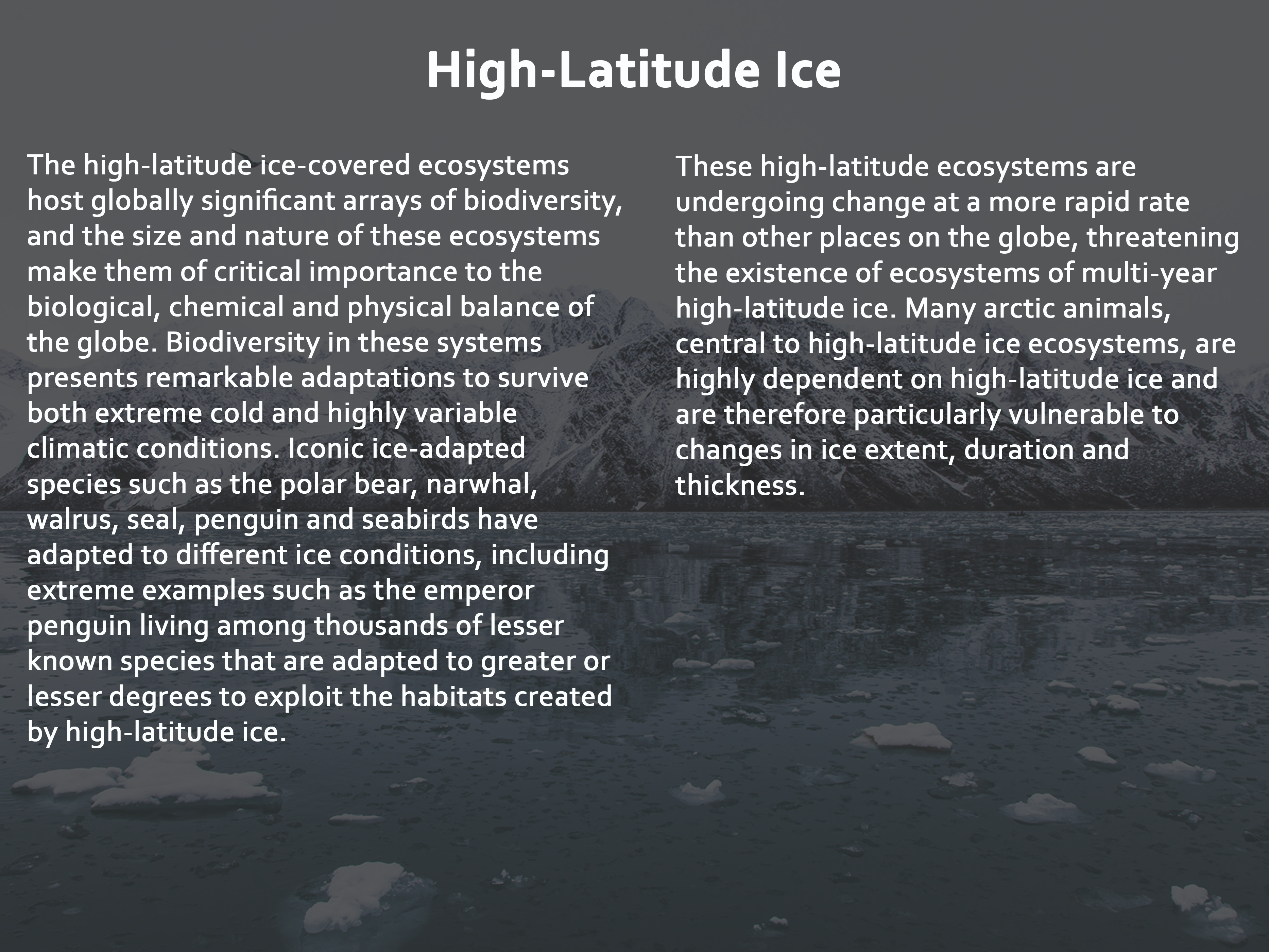 High-Latitude Ice​
