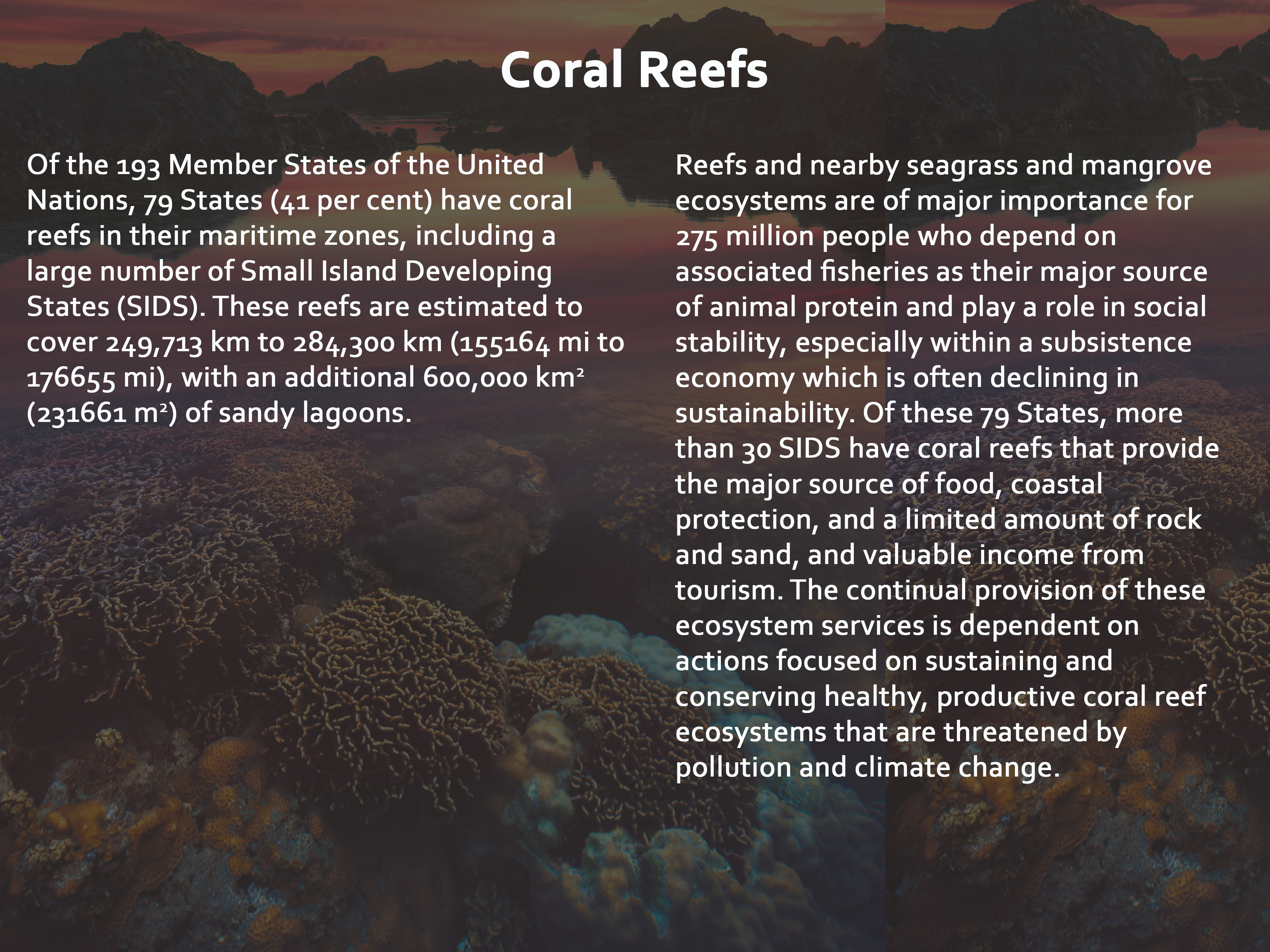 Coral Reefs​