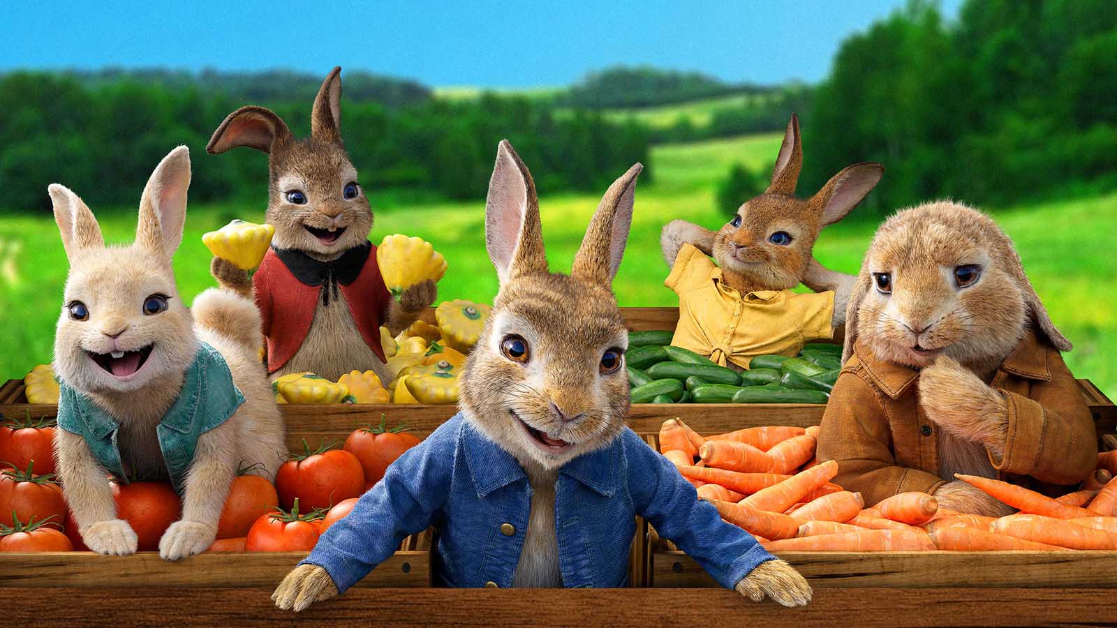 Peter Rabbit and friends make healthy food choices
