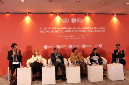 Two women are working on iyik - national technique for thread making.