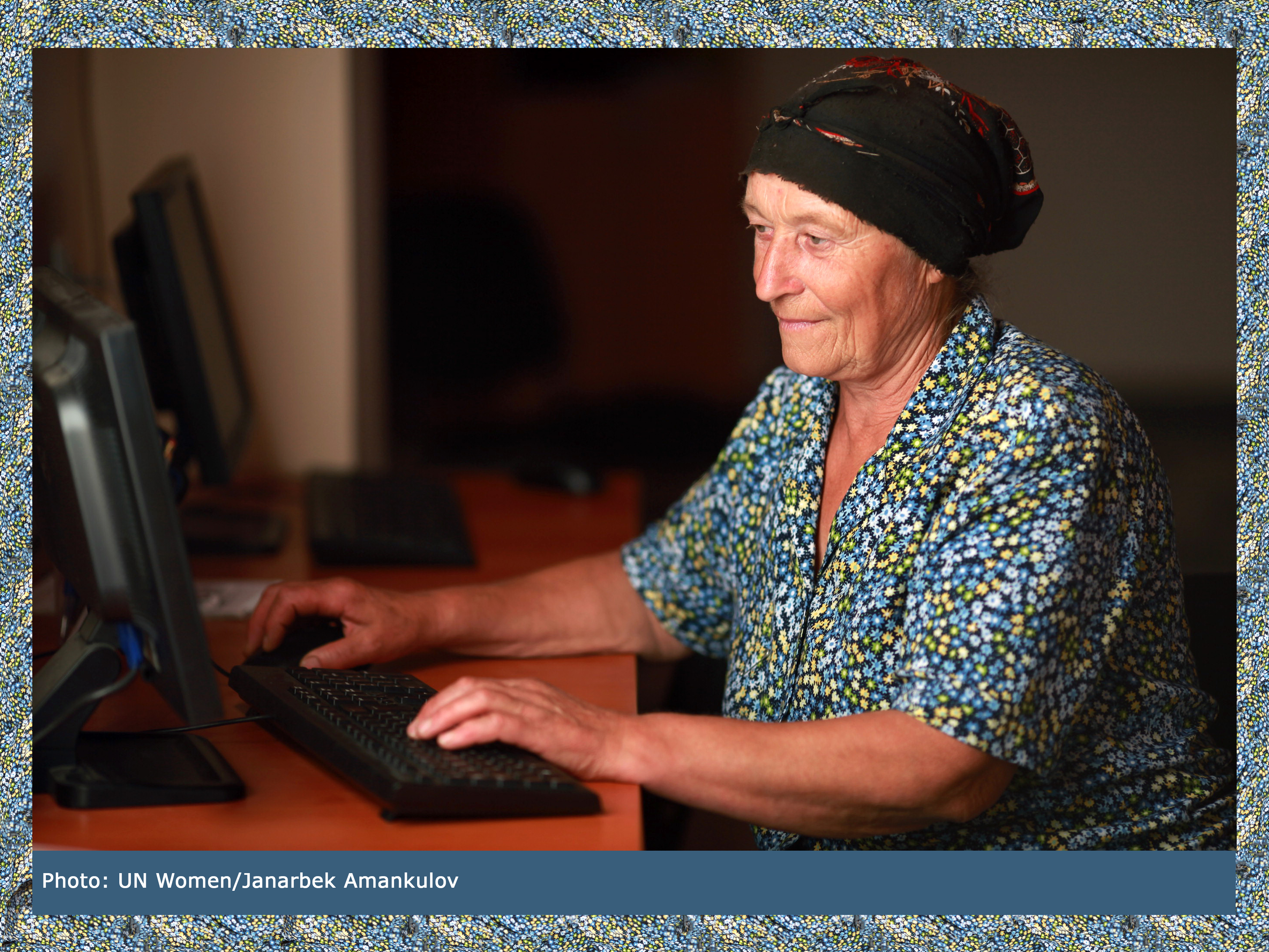 An elderly woman in Georgia 