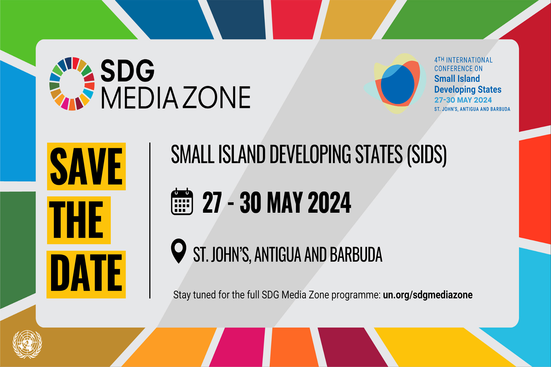 SDG Media Zone – SIDS4, Antigua and Barbuda
