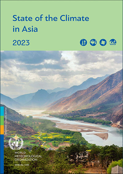 cover of state of asia climate 2023