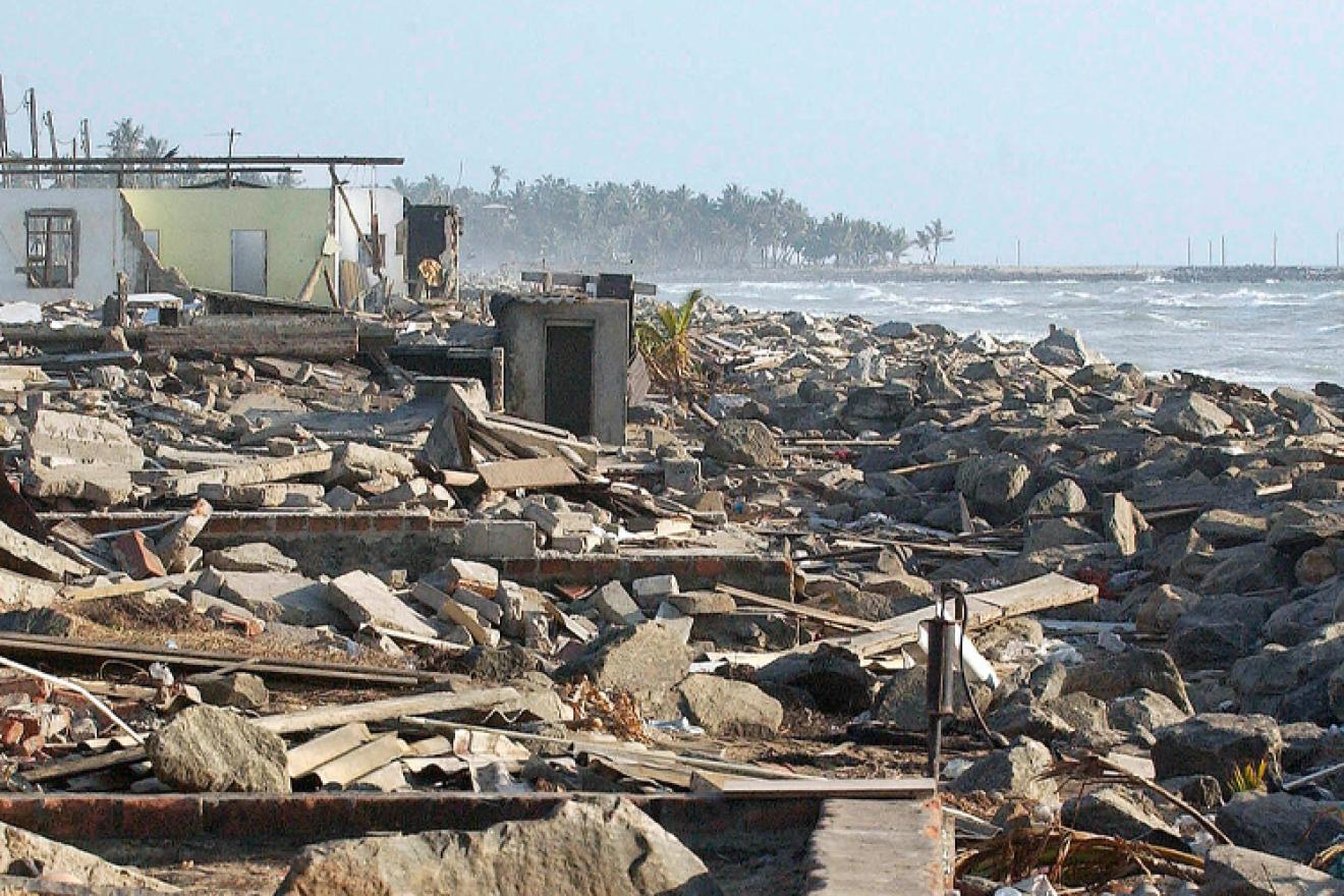 UN Relief Efforts in Countries Affected by Tsunamis.