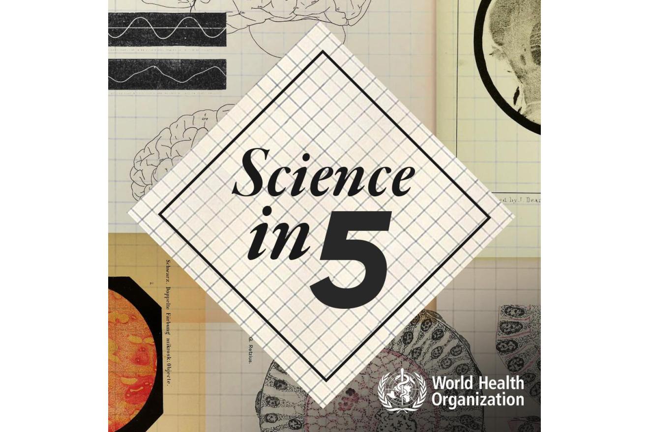 Science in Five podcast logo