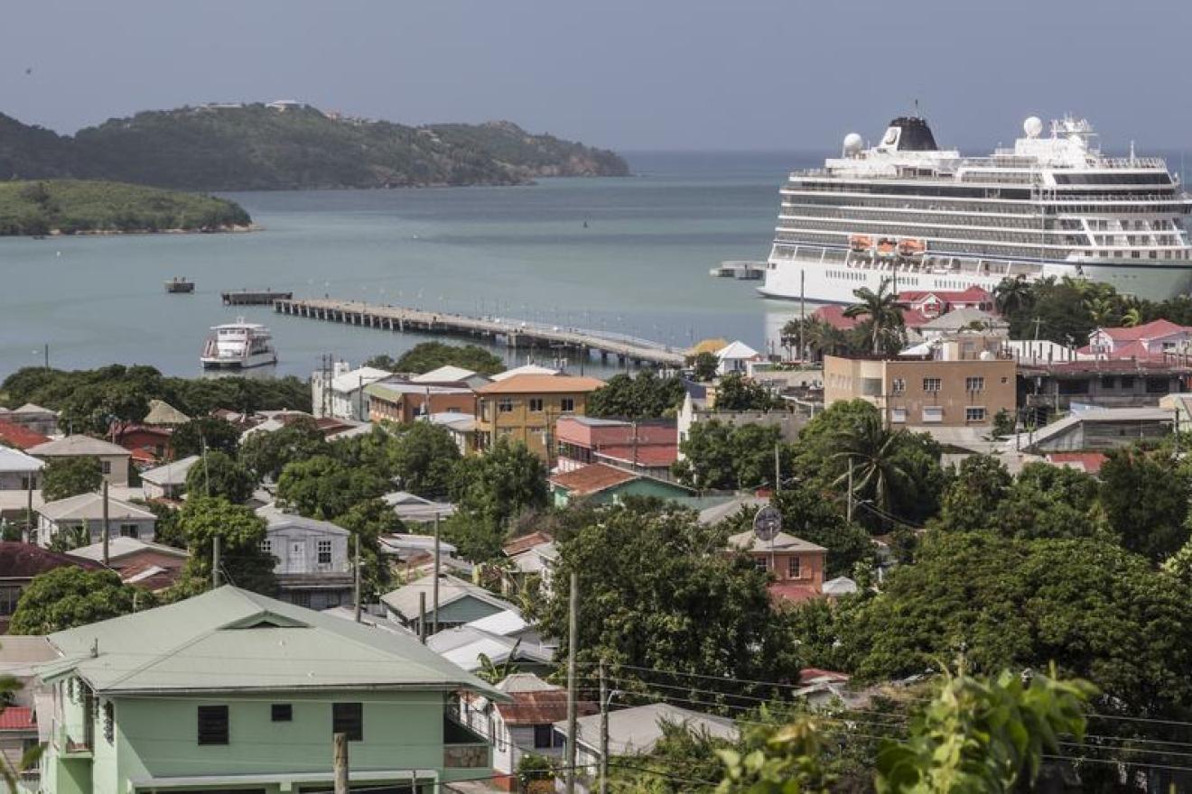 © UNICEF/Roger LeMoyne. A view of St. John's, the capital of Antigua and Barbuda, the host of the fourth International Conference on Small Island Developing States (SIDS4).