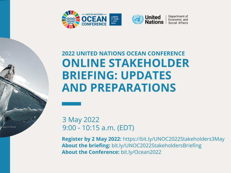 UN Ocean Conference online stakeholder briefing