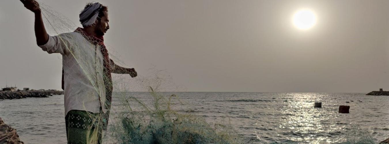 Fisherman in Yemen