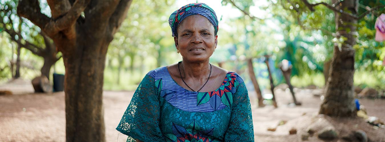 Christiana Ojiabo, a survivor of female genital mutilation (FGM)