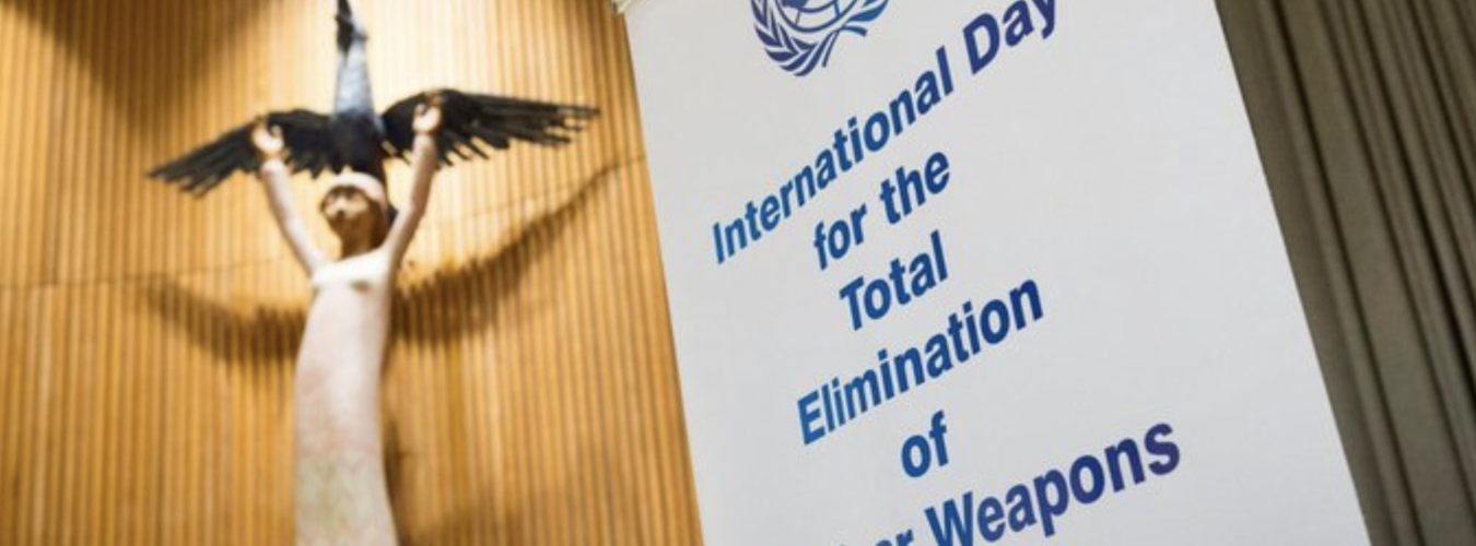 2023年9月，纽约：在联合国总部纪念彻底消除核武器国际日。