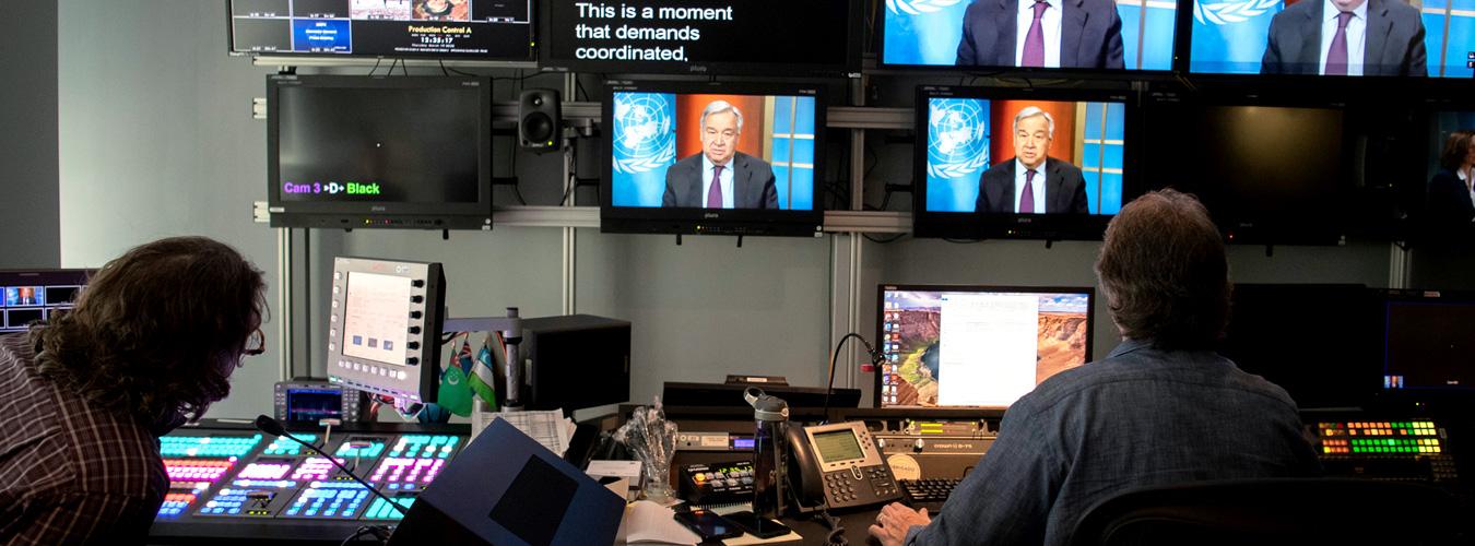 UN multimedia production room