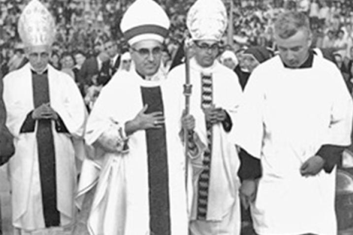 Archbishop Romero at an Episcopal Ordination.