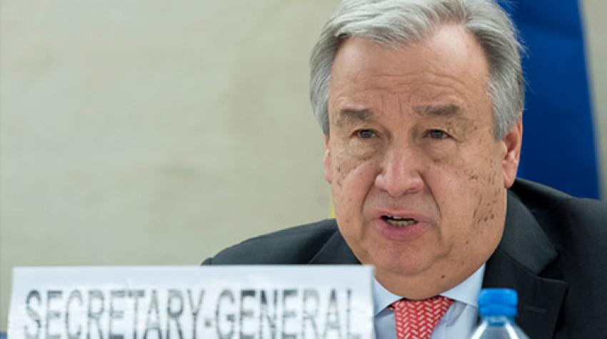 Le Secrétaire général de l'ONU, António Guterres