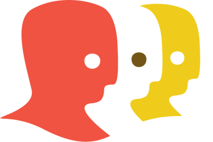 Illustration de silhouettes de personnes de différentes couleurs, avec du blanc entre les deux