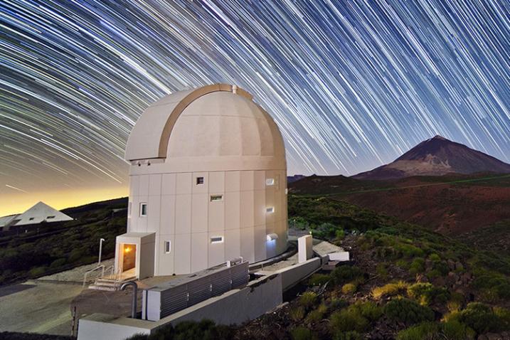 Une station d'observation de l'Agence spatiale européenne.