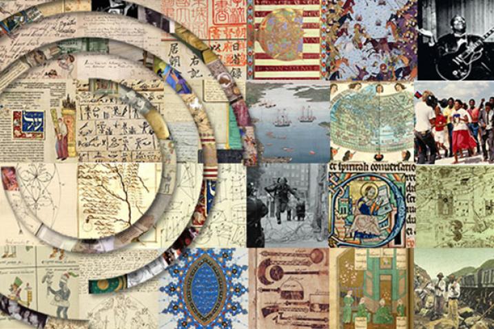 A collage of photos of world heritage