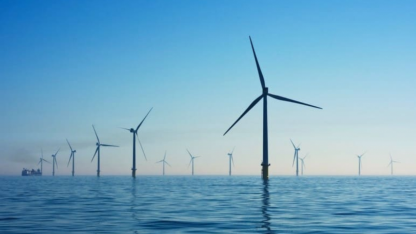 an offshore wind farm
