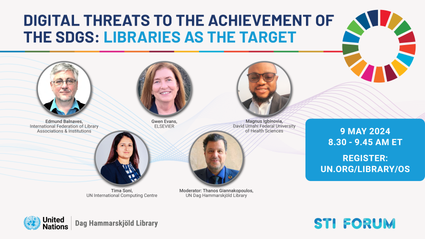 Digital threats to the achievement of the SDGs: Libraries as the target