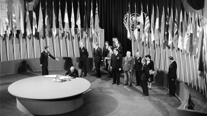 Signing of UN Charter San Francisco 1945
