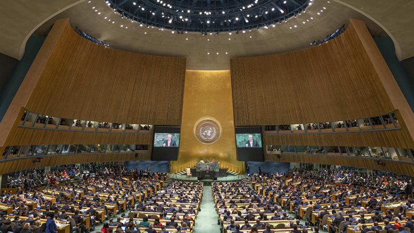 Opening of the General Debate of the Seventy-third Session of the United Nations                        General Assembly including a Moment of Silence for former Secretary-General Kofi A. Anna