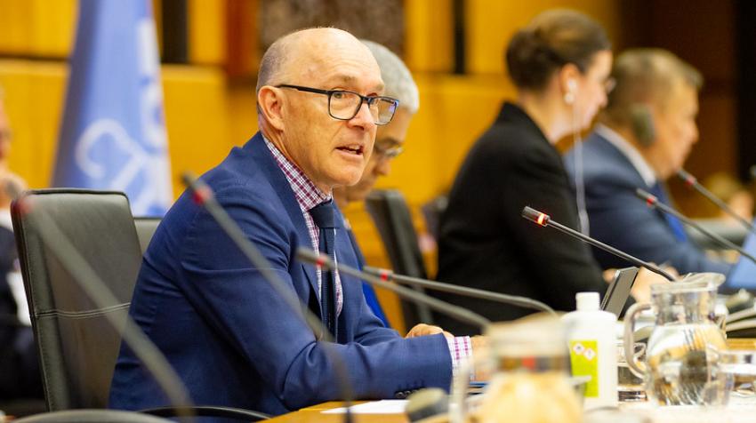 Robert Floyd, Executive Secretary of the Comprehensive Nuclear-Test-Ban Treaty Organization (CTBTO), speaking at the Fifty-Eighth Session of the CTBTO Preparatory Commission, Vienna, 27 June 2022.  CTBTO Preparatory Commission