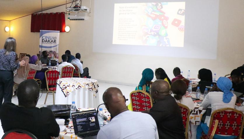Atelier de formation sur la sécurité des journalistes - 6 et 7 octobre 2023. Saint-Louis, Sénégal. Photo: @CINU Dakar