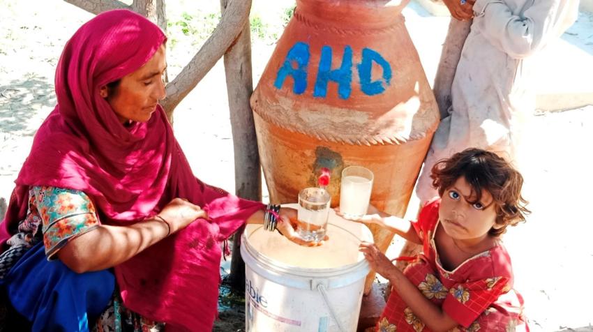 The use of eco-friendly water purifiers is one of the initiatives within the project (Photo: Sukkur IBA University)