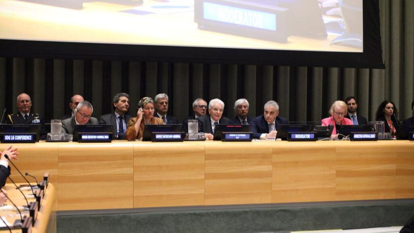 Photo credit: UN DESA / Predrag Vasic. Opening of the SDG 16 Conference with high-level speakers.